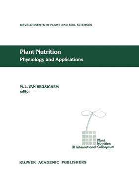 Van Beusichem | Plant Nutrition - Physiology and Applications | Buch | 978-0-7923-0740-2 | sack.de