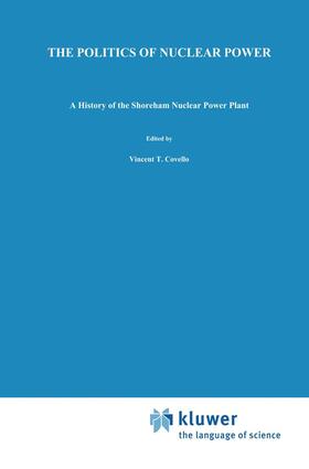 McCaffrey | The Politics of Nuclear Power | Buch | 978-0-7923-1035-8 | sack.de