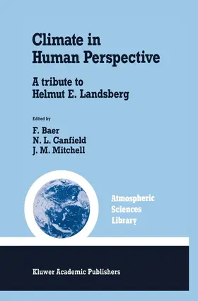 Baer / Canfield / Mitchell |  Climate in Human Perspective | Buch |  Sack Fachmedien