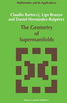Bartocci / Bruzzo / Hernández-Ruipérez |  The Geometry of Supermanifolds | Buch |  Sack Fachmedien