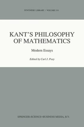 Posy |  Kant¿s Philosophy of Mathematics | Buch |  Sack Fachmedien