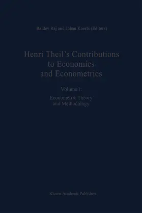 Raj / Koerts |  Henri Theil's Contributions to Economics and Econometrics | Buch |  Sack Fachmedien