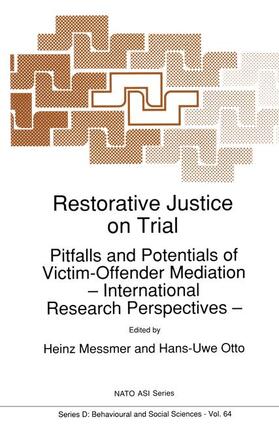 Otto / Messmer | Restorative Justice on Trial | Buch | 978-0-7923-1620-6 | sack.de