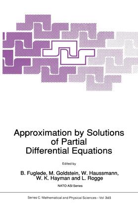 Fuglede / Goldstein / Rogge | Approximation by Solutions of Partial Differential Equations | Buch | 978-0-7923-1700-5 | sack.de