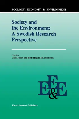 Aniansson / Svedin |  Society And The Environment: A Swedish Research Perspective | Buch |  Sack Fachmedien