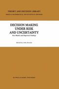 Geweke |  Decision Making Under Risk and Uncertainty | Buch |  Sack Fachmedien