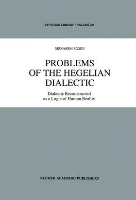 Rosen |  Problems of the Hegelian Dialectic | Buch |  Sack Fachmedien