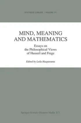 Haaparanta | Mind, Meaning and Mathematics | Buch | 978-0-7923-2703-5 | sack.de