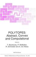 Bisztriczky / Weiss / McMullen |  Polytopes | Buch |  Sack Fachmedien