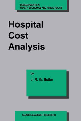 Butler |  Hospital Cost Analysis | Buch |  Sack Fachmedien