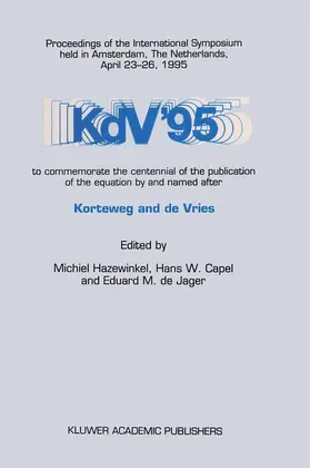 Hazewinkel / Capel / de Jager |  KdV '95 | Buch |  Sack Fachmedien