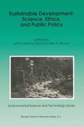 Brown / Lemons |  Sustainable Development: Science, Ethics, and Public Policy | Buch |  Sack Fachmedien
