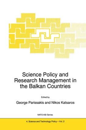 Katsaros / Parissakis | Science Policy and Research Management in the Balkan Countries | Buch | 978-0-7923-3599-3 | sack.de