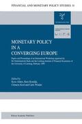 Alders / Winder / Koedijk |  Monetary Policy in a Converging Europe | Buch |  Sack Fachmedien