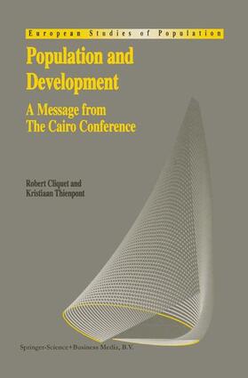 Thienpont / Cliquet | Population and Development | Buch | 978-0-7923-3763-8 | sack.de