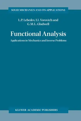 Lebedev / Vorovich / Gladwell |  Functional Analysis | Buch |  Sack Fachmedien