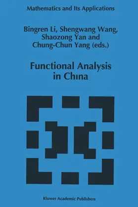  Functional Analysis in China | Buch |  Sack Fachmedien