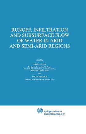 Resnick / Issar | Runoff, Infiltration and Subsurface Flow of Water in Arid and Semi-Arid Regions | Buch | 978-0-7923-4034-8 | sack.de