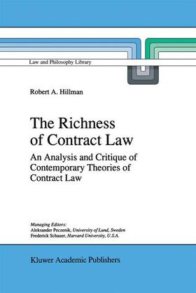 Hillman | The Richness of Contract Law | Buch | 978-0-7923-4336-3 | sack.de