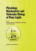 Williams / Wan Lem / Khan |  Physiology, Biochemistry and Molecular Biology of Plant Lipids | Buch |  Sack Fachmedien