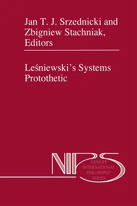 Stachniak / Srzednicki |  Le¿niewski's Systems Protothetic | Buch |  Sack Fachmedien