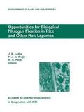 Ladha / Malik / de Bruijn |  Opportunities for Biological Nitrogen Fixation in Rice and Other Non-Legumes | Buch |  Sack Fachmedien