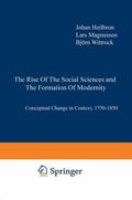 Heilbron / Wittrock / Magnusson |  The Rise of the Social Sciences and the Formation of Modernity | Buch |  Sack Fachmedien