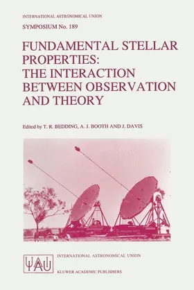 Bedding / Booth / Davis |  Fundamental Stellar Properties: The Interaction Between Observation and Theory | Buch |  Sack Fachmedien