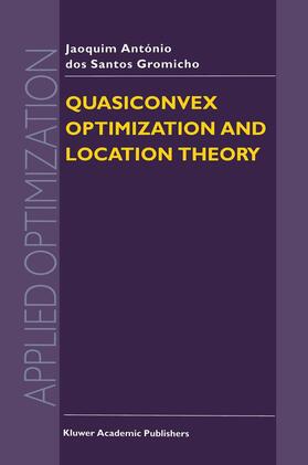 dos Santos Gromicho | Quasiconvex Optimization and Location Theory | Buch | sack.de