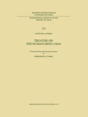 de la Forge |  Treatise on the Human Mind (1666) | Buch |  Sack Fachmedien