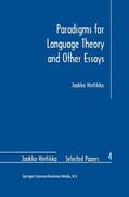 Hintikka |  Paradigms for Language Theory and Other Essays | Buch |  Sack Fachmedien