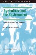 de Walle / Sevenster |  Agriculture and the Environment | Buch |  Sack Fachmedien