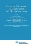 Balling / O'Brien / Hennessy |  Corporate Governance, Financial Markets and Global Convergence | Buch |  Sack Fachmedien