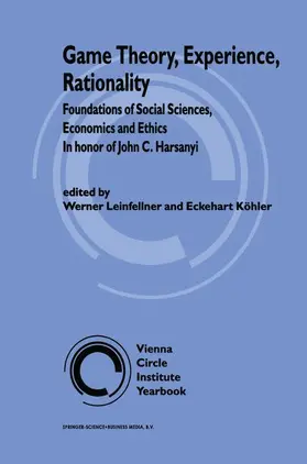 Köhler / Leinfellner |  Game Theory, Experience, Rationality | Buch |  Sack Fachmedien