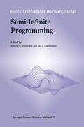 Rückmann / Reemtsen |  Semi-Infinite Programming | Buch |  Sack Fachmedien