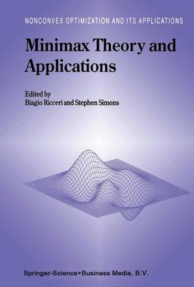 Simons / Ricceri | Minimax Theory and Applications | Buch | sack.de