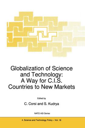 Kudrya / Corsi | Globalization of Science and Technology: A Way for C.I.S. Countries to New Markets | Buch | 978-0-7923-5195-5 | sack.de