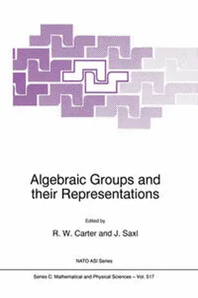 Saxl / Carter |  Algebraic Groups and their Representations | Buch |  Sack Fachmedien