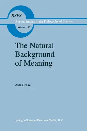 Denkel |  The Natural Background of Meaning | Buch |  Sack Fachmedien