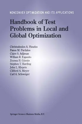 Floudas / Pardalos / Adjiman |  Handbook of Test Problems in Local and Global Optimization | Buch |  Sack Fachmedien