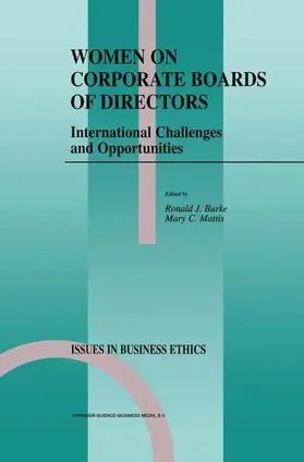 Mattis / Burke |  Women on Corporate Boards of Directors | Buch |  Sack Fachmedien