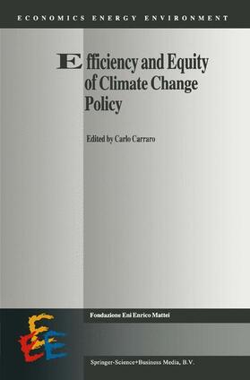 Carraro |  Efficiency and Equity of Climate Change Policy | Buch |  Sack Fachmedien