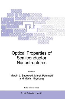 Sadowski / Grynberg / Potemski |  Optical Properties of Semiconductor Nanostructures | Buch |  Sack Fachmedien