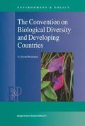Rosendal |  The Convention on Biological Diversity and Developing Countries | Buch |  Sack Fachmedien