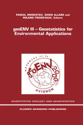 Monestiez / Froidevaux / Allard |  geoENV III - Geostatistics for Environmental Applications | Buch |  Sack Fachmedien