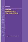 Zlobec |  Stable Parametric Programming | Buch |  Sack Fachmedien