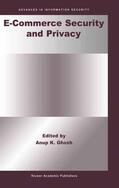 Ghosh |  E-Commerce Security and Privacy | Buch |  Sack Fachmedien