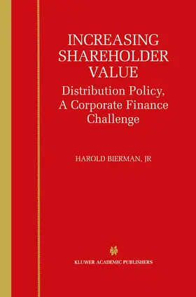 Bierman Jr |  Increasing Shareholder Value | Buch |  Sack Fachmedien
