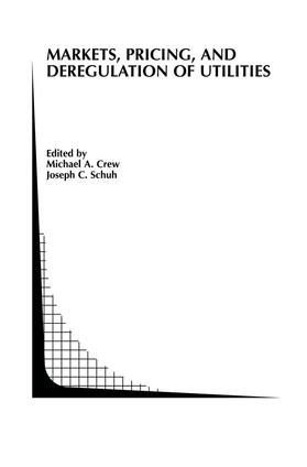 Schuh / Crew | Markets, Pricing, and Deregulation of Utilities | Buch | 978-0-7923-7569-2 | sack.de