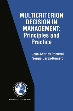 Barba-Romero / Pomerol |  Multicriterion Decision in Management | Buch |  Sack Fachmedien